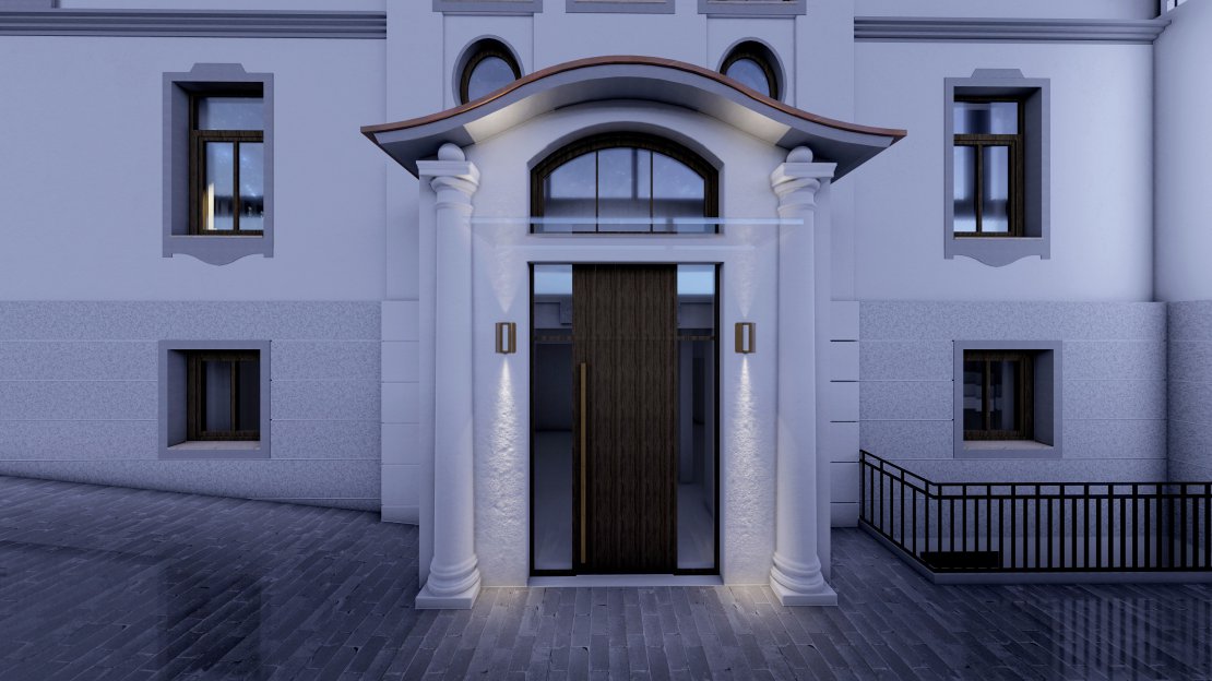 Außenansicht Eingangsbereich