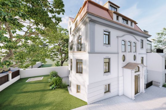 Außenansicht Stadtvilla