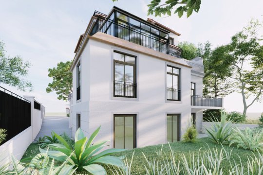 Außenansicht Stadtvilla